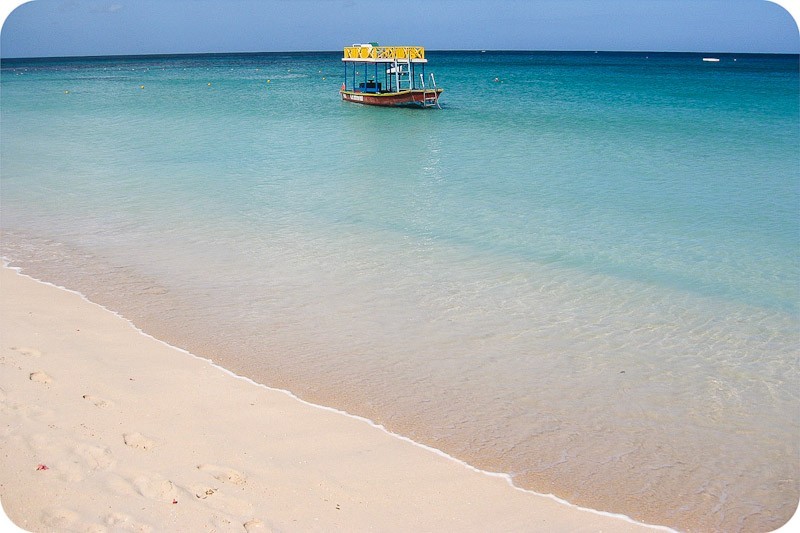 Sandy, white beaches