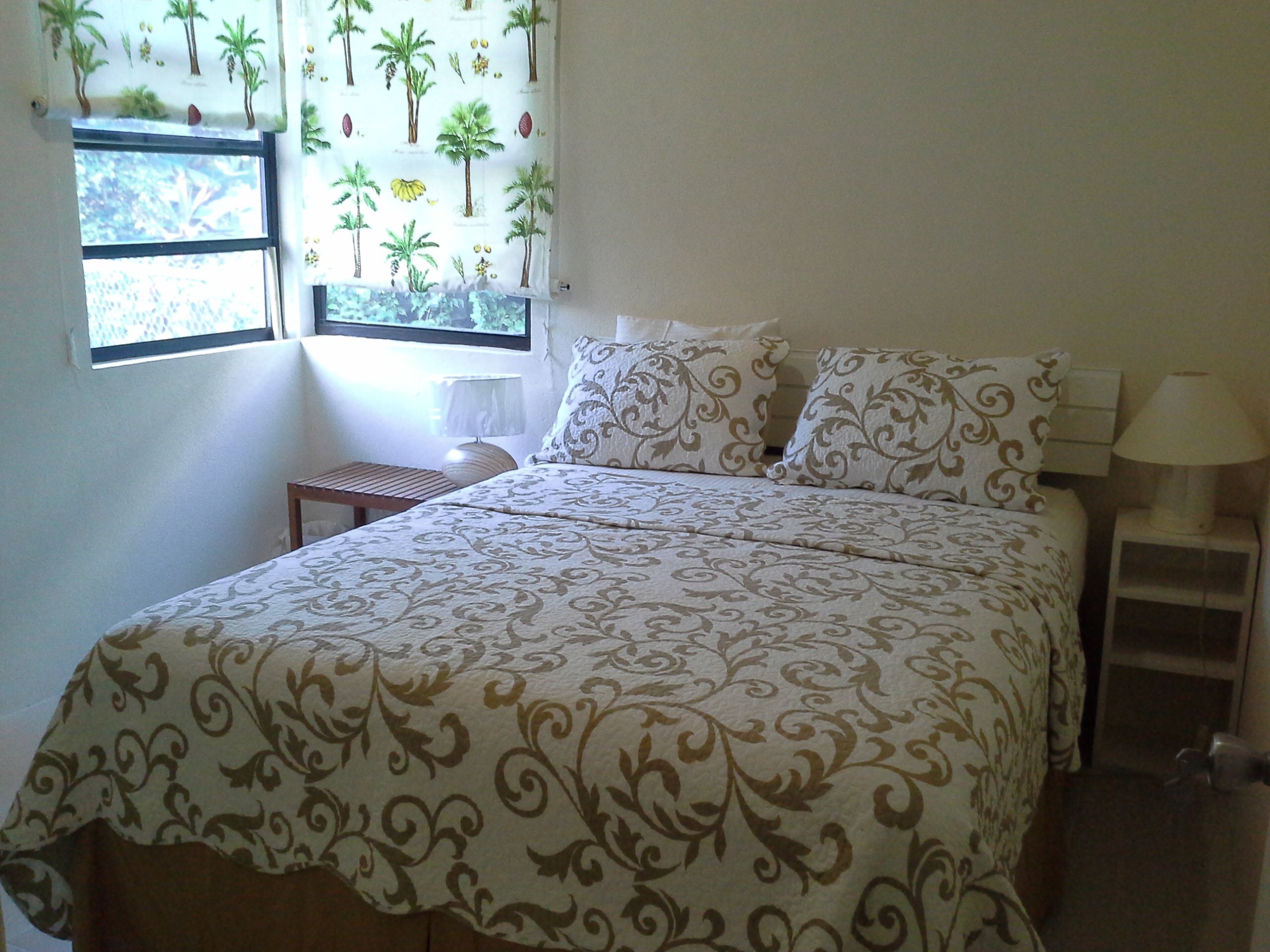 Bedroom queen size bed  A/C